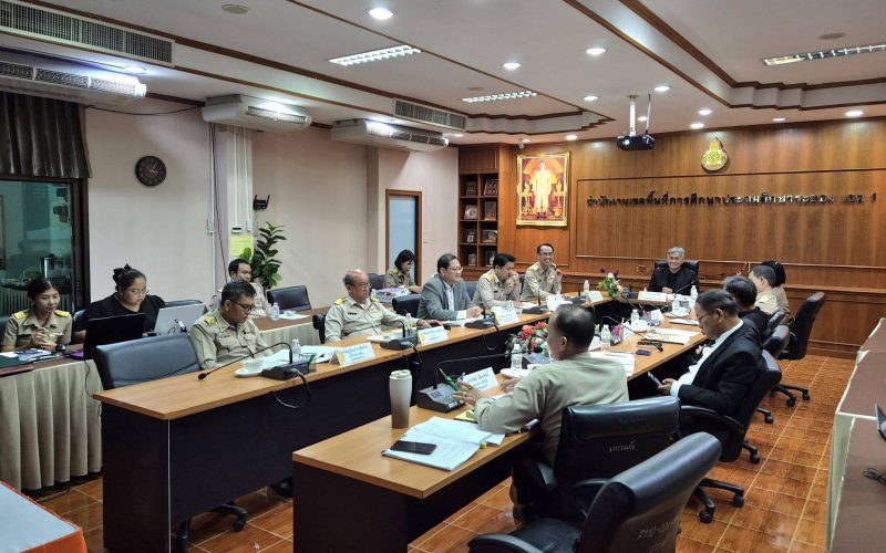 อ.ก.ค.ศ. เขตพื้นที่การศึกษาประถมศึกษาระยอง เขต 1  ประชุมพิจารณาการบริหารงานบุคคลของข้าราชการครูและบุคลากรทางการศึกษา